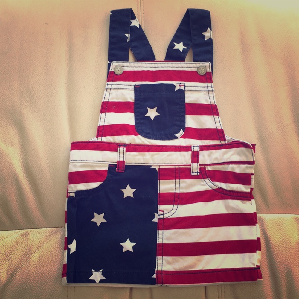 American flag jean dress